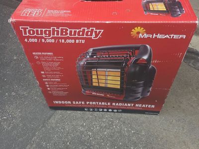 Mr. Heater Big Buddy 18,000 BTU Portable Propane Heater Brand New in Box!