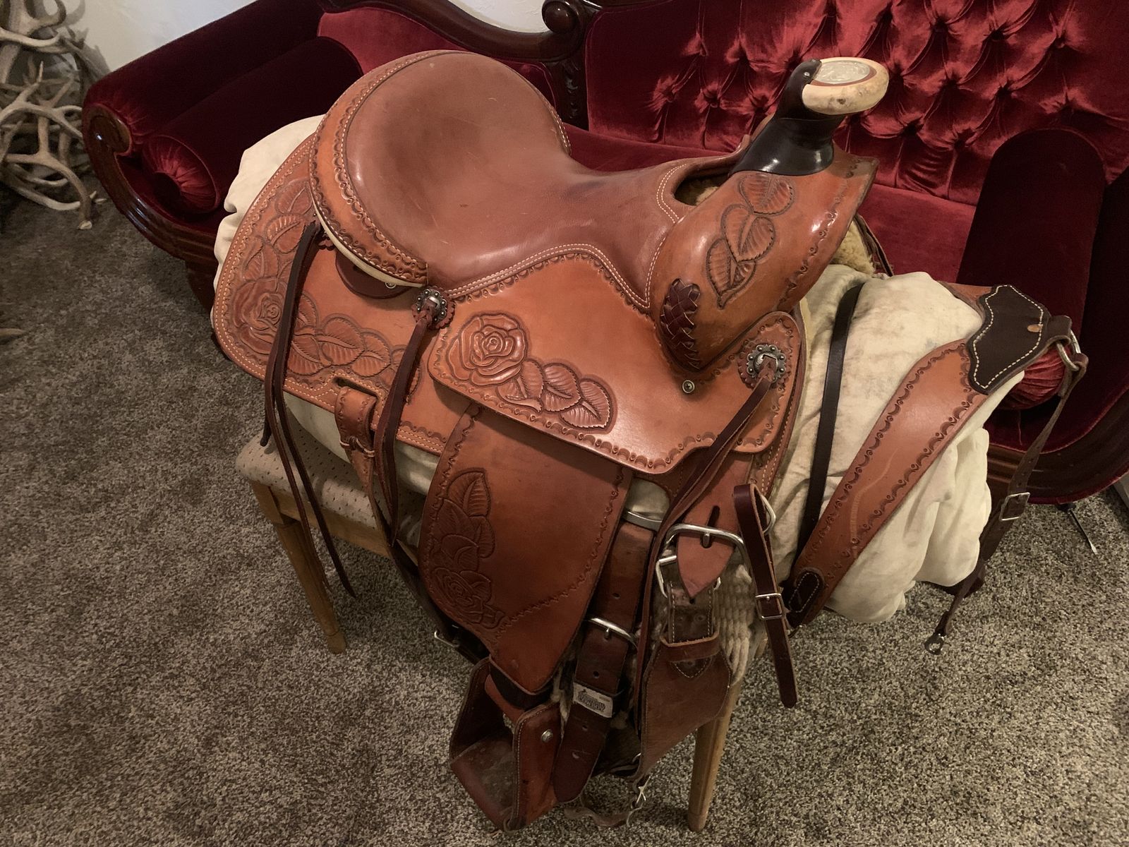 15 inch western saddle