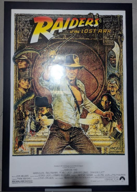 Framed Movie Poster - Raiders of the Lost Ark