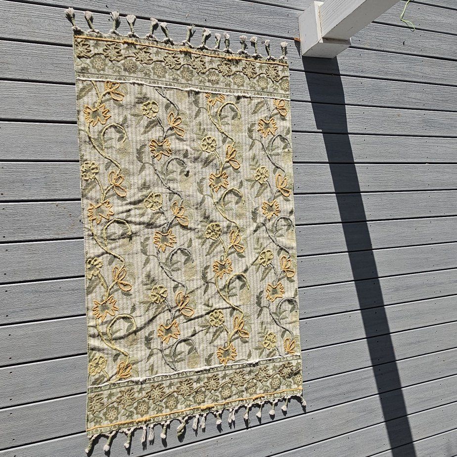 Christian Lacroix 100% cotton rug