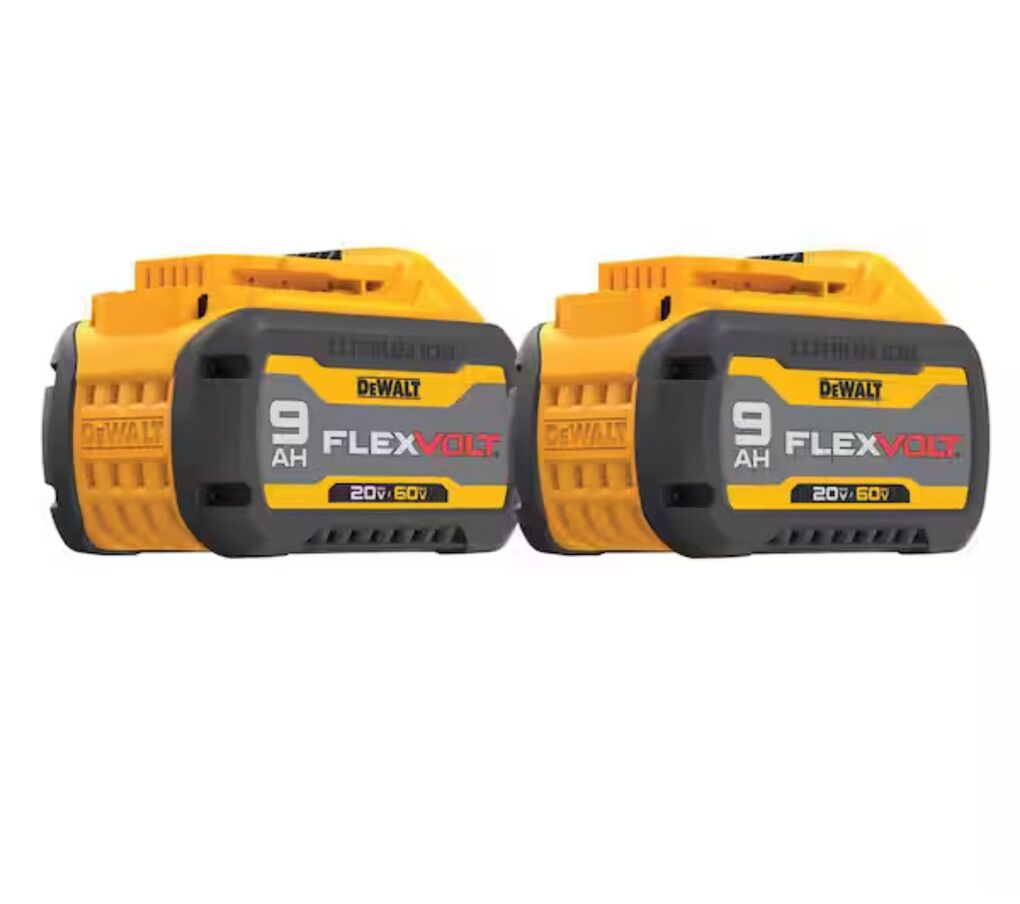 New Dewalt Flexvolt Battery 2 Pack 9ah