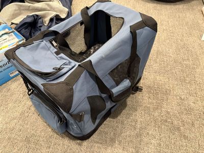 Small Pet Carrier + FREE airline carrier