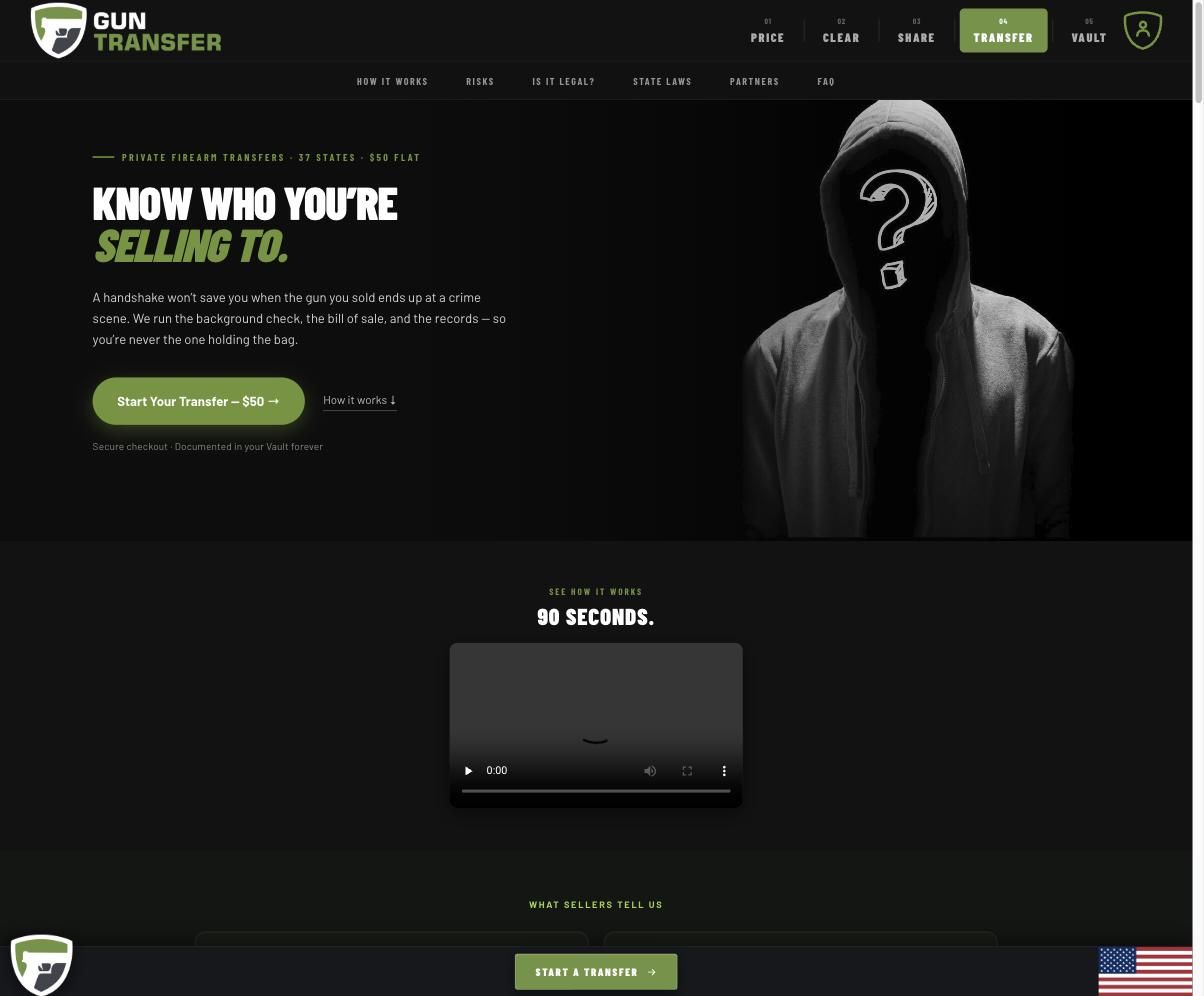 –	Gun Transfer America Inc. — Complete Firearm Compliance Ecosystem with Recurring Subscription Revenue