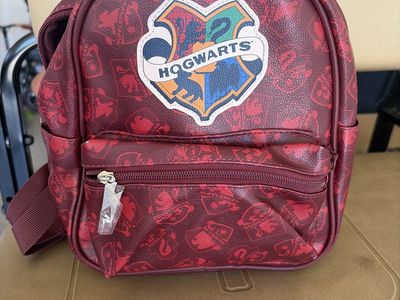 Harry Potter Hogwarts Houses Mini Backpack - Burgundy Faux Leather