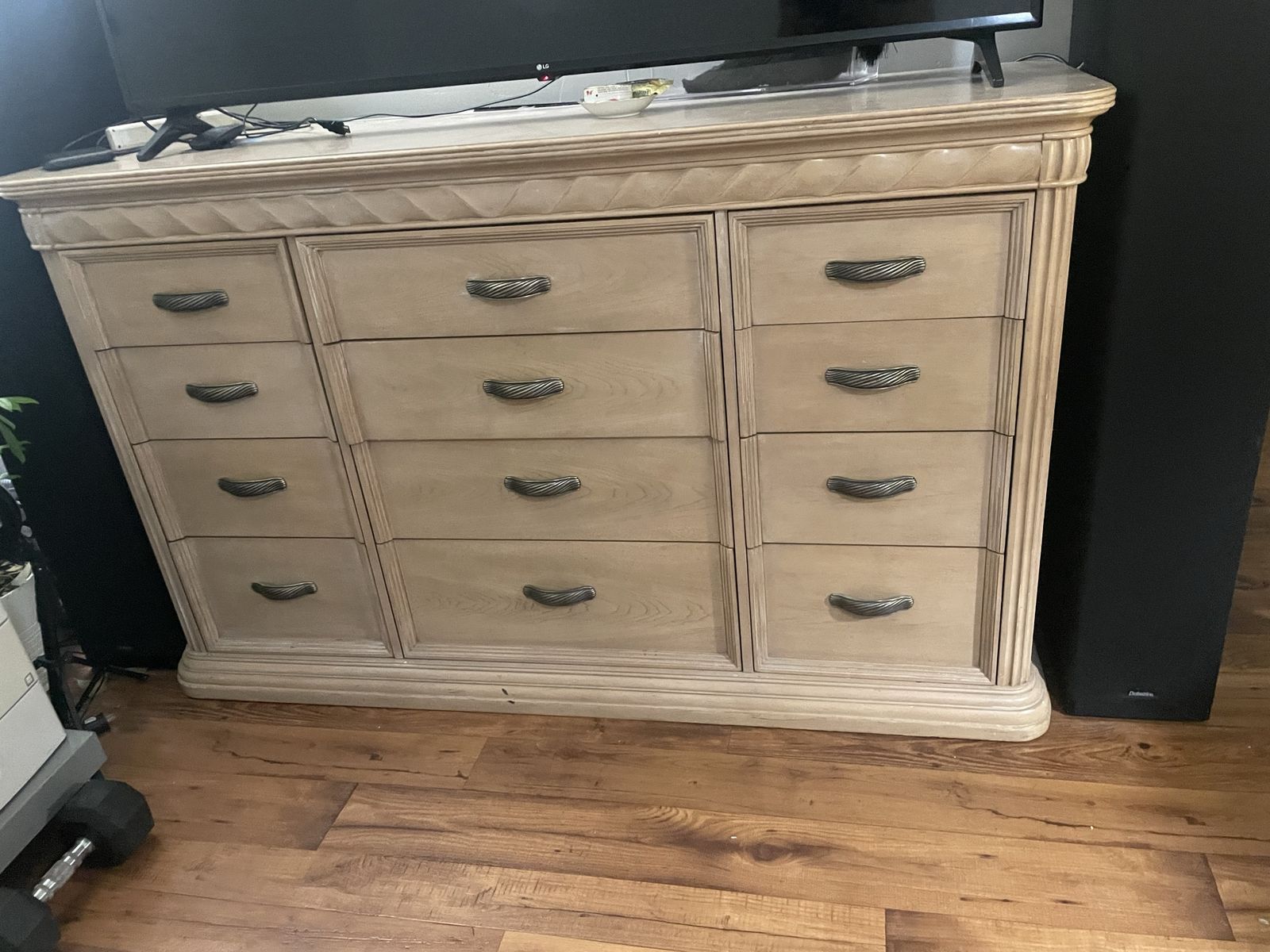 12 drawers DRESSER and 3 drawers dressers