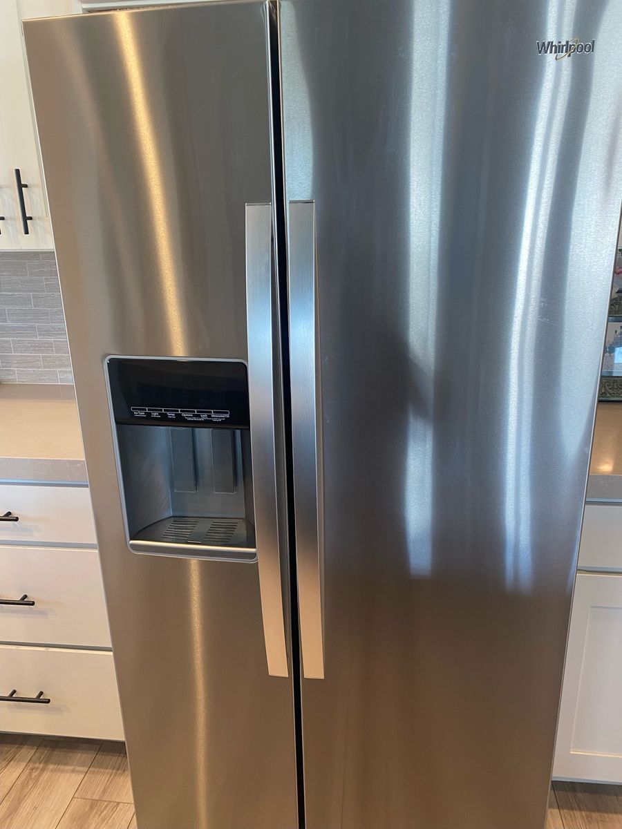 Whirlpool 28 cu. ft. Side-by-Side Refrigerator - Stainless Steel (Like New)