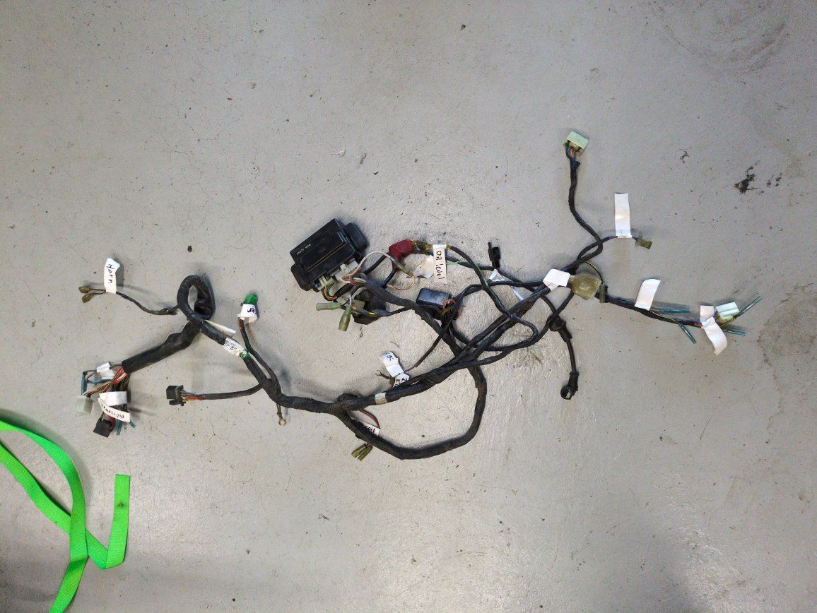 1990 Kawasaki Zephyr 550 Main Wiring Harness & Fus