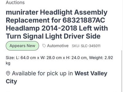 Headlight assembly replacement