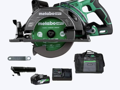 NEW Metabo HPT Multi-Volt 36-volt 4 -Amp 7-1/4-in Brushless Hybrid Capable Cordless Circular Saw