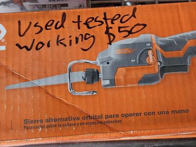 Various Ridgid Corded Tools Orbital Reciprocating Saws Collated Screw Guns