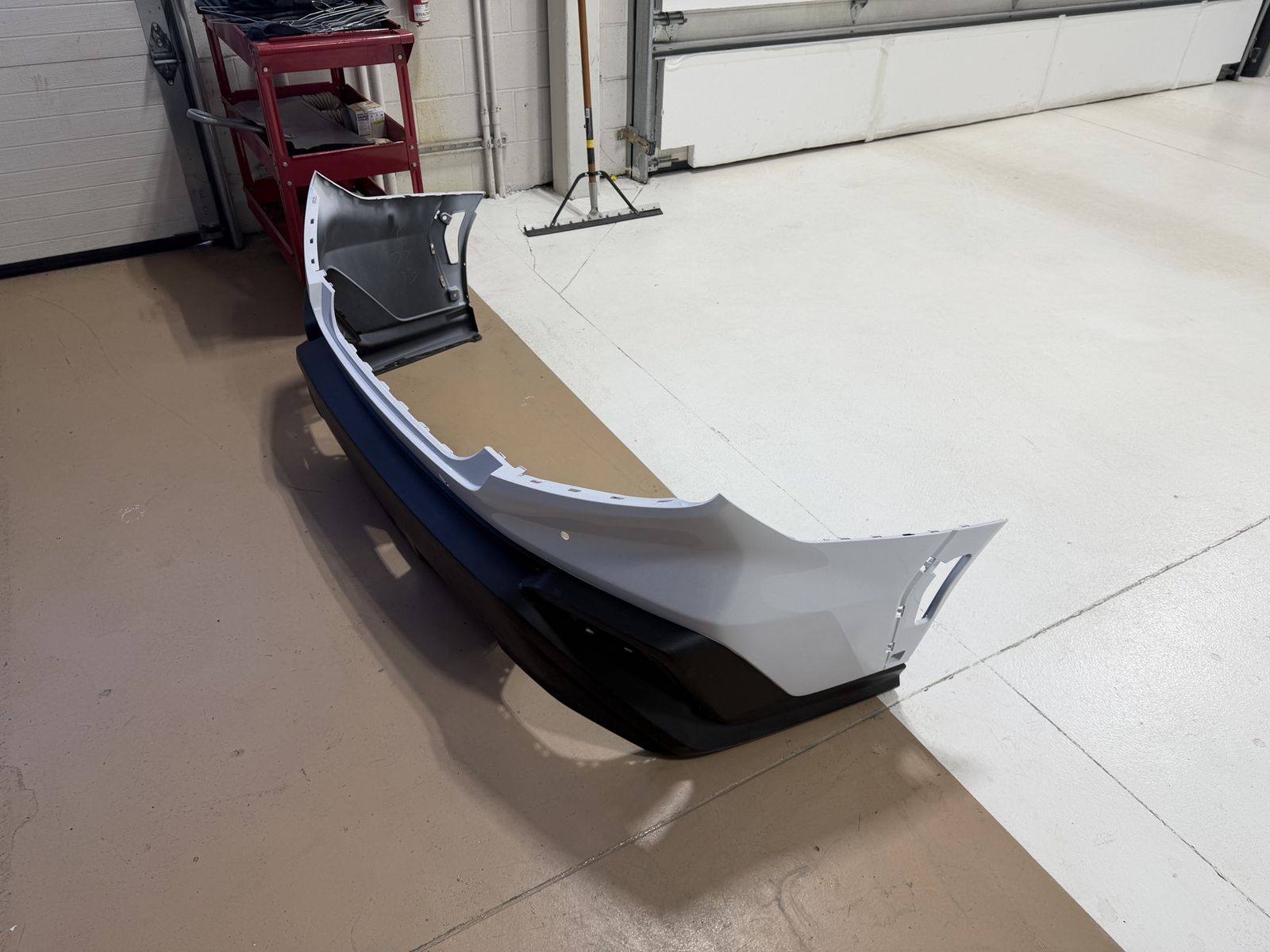 22 WRX painted rear bumper
