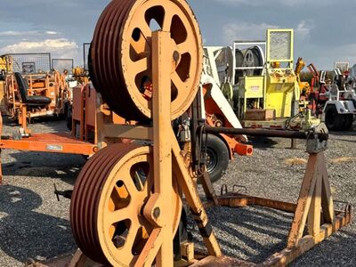 Lineman Electric Utility Conductor Mechanical Tensioner Wire Cable Payout Tension Stand Contractor Linework Electrical Equipment