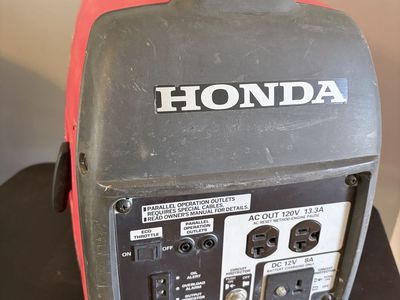 Honda EU 2000i 2000 watt Honda generator