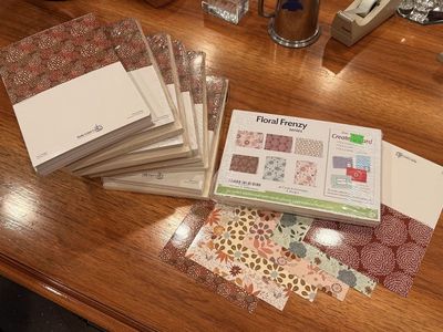Floral Frenzy Series Cards and Envelopes