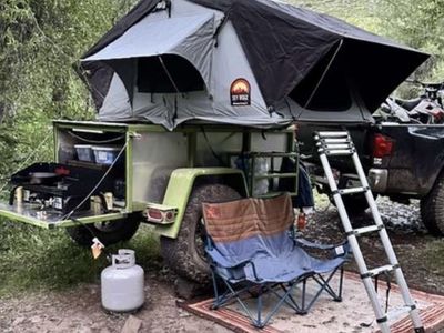 Custom overlanding camping trailer