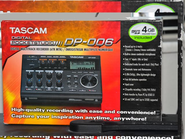 Tascam DP-006 6-Track Digital Pocketstudio