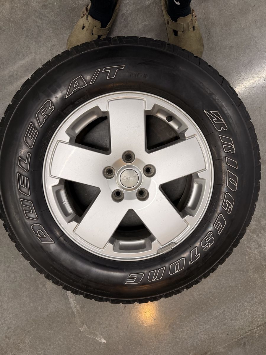 5 Tires Jeep Wrangler Jk