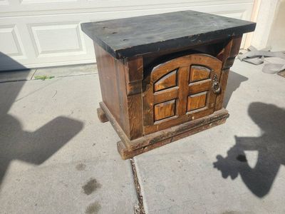 very unique vintage Side table