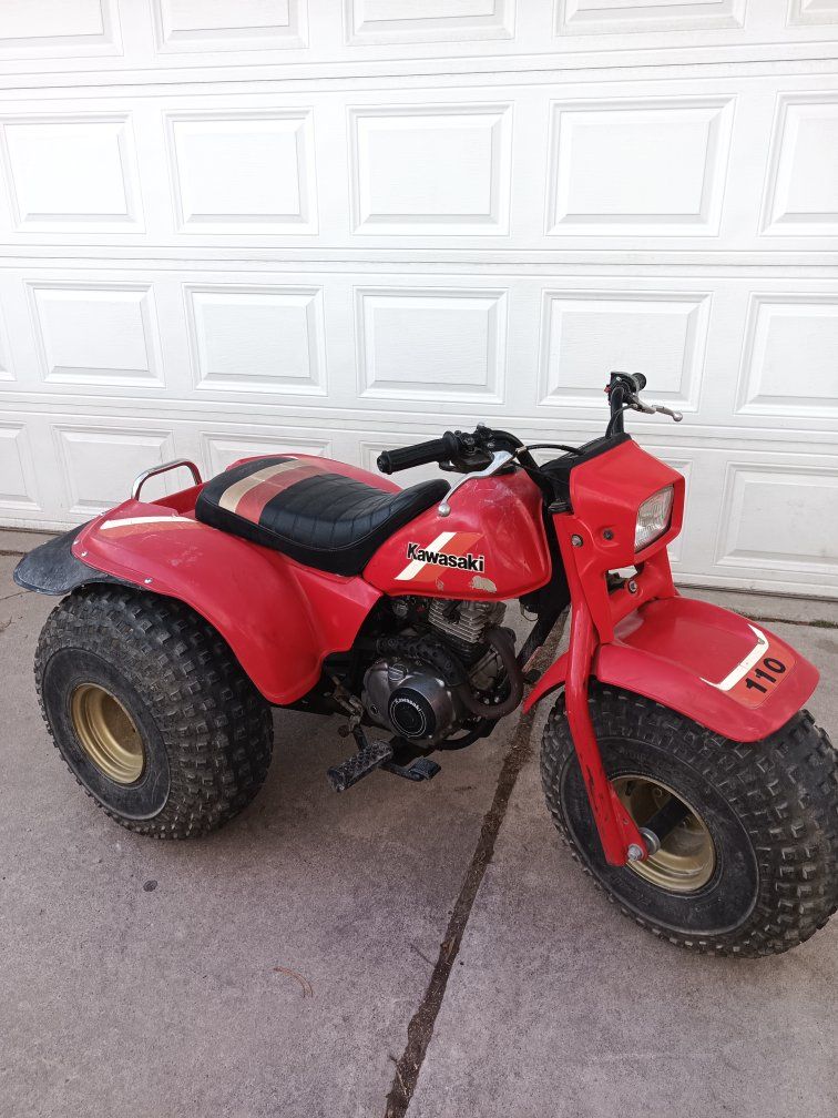1984 Kawasaki KLT110 Three Wheeler