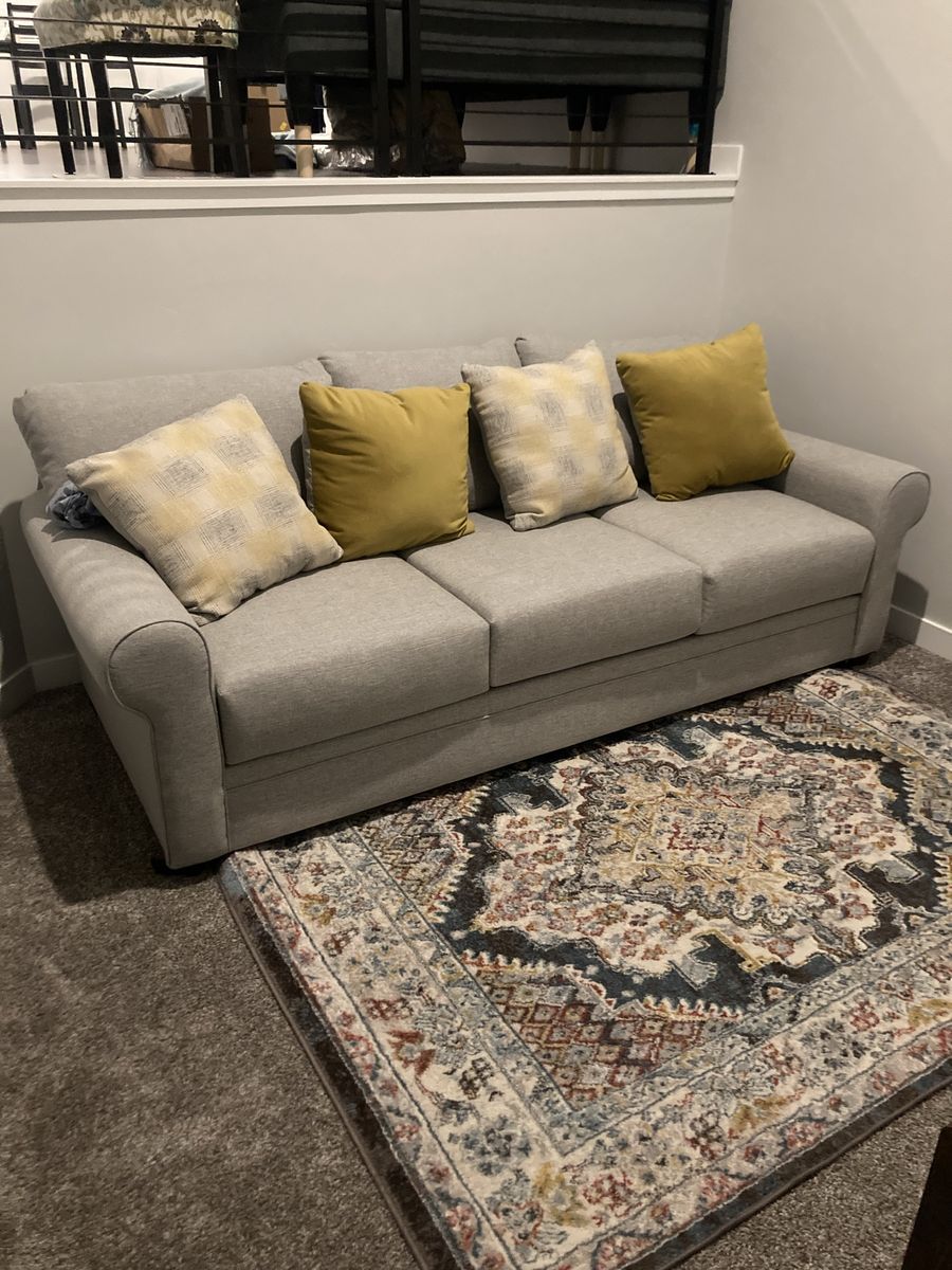 Beautiful Grey Couch with Deep Seating ($895 New)