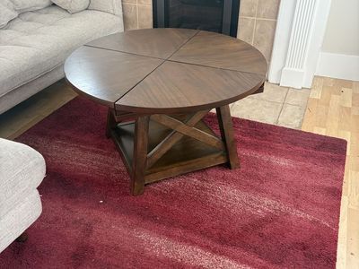 Rc Willey Fliptop Cocktail/coffee Table