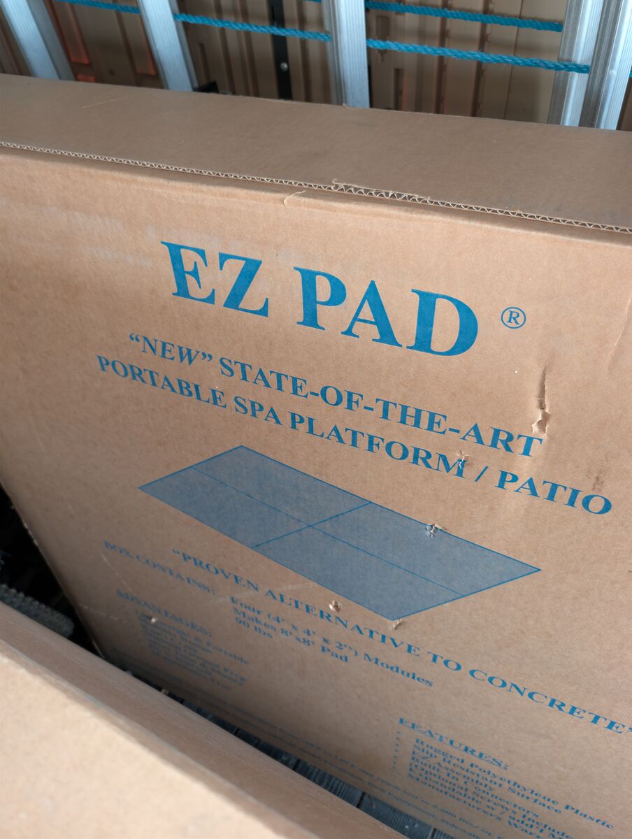 EZ Pad Spa installation foundations