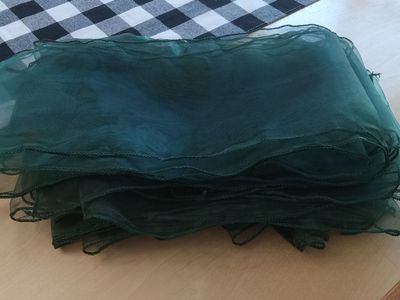Chair sashes, datk green, 99 count