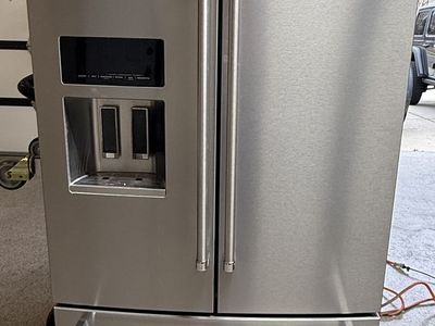KitchenaId 27 Cu Ft French Door Fridge