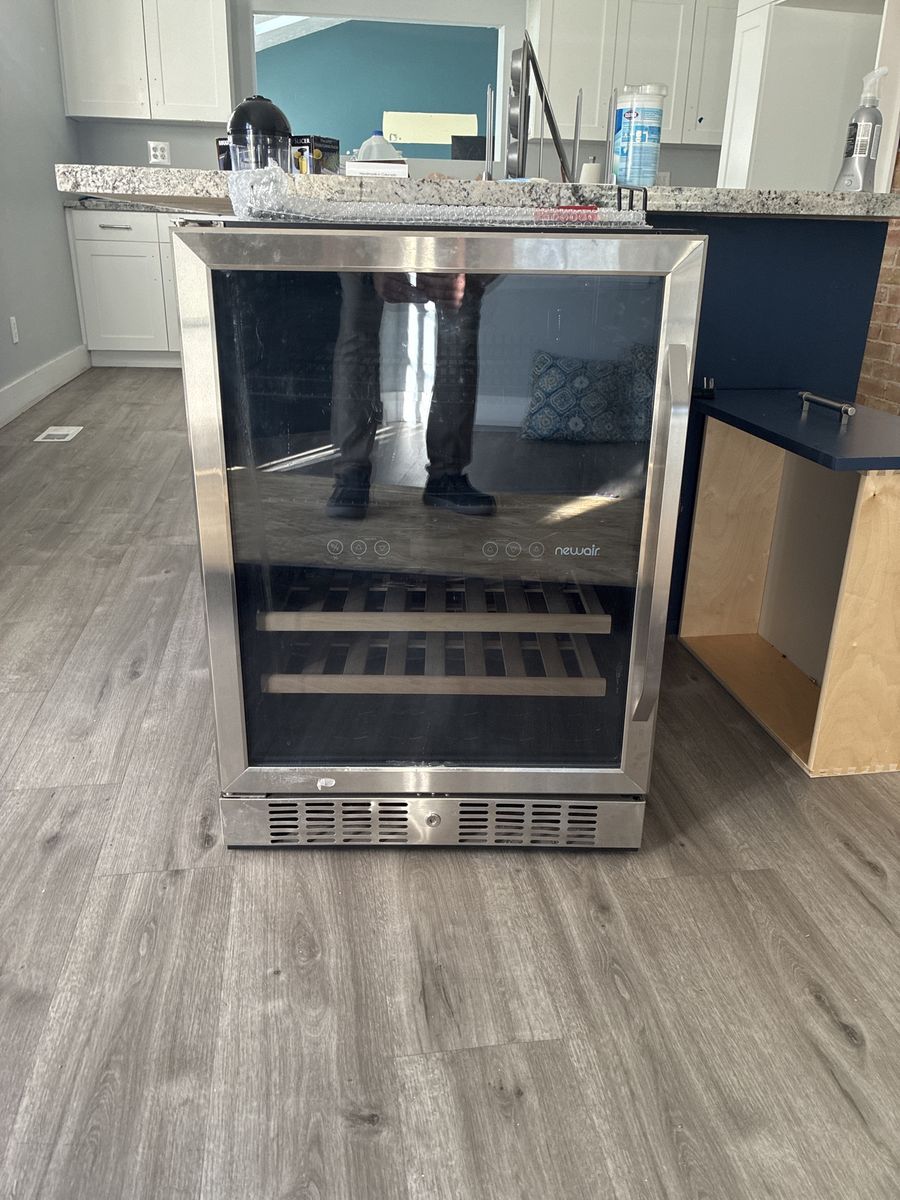 NewAir AWB-400DB Dual Zone Compressor Wine Cooler - 40 Bottle Capacity, Stainless Steel