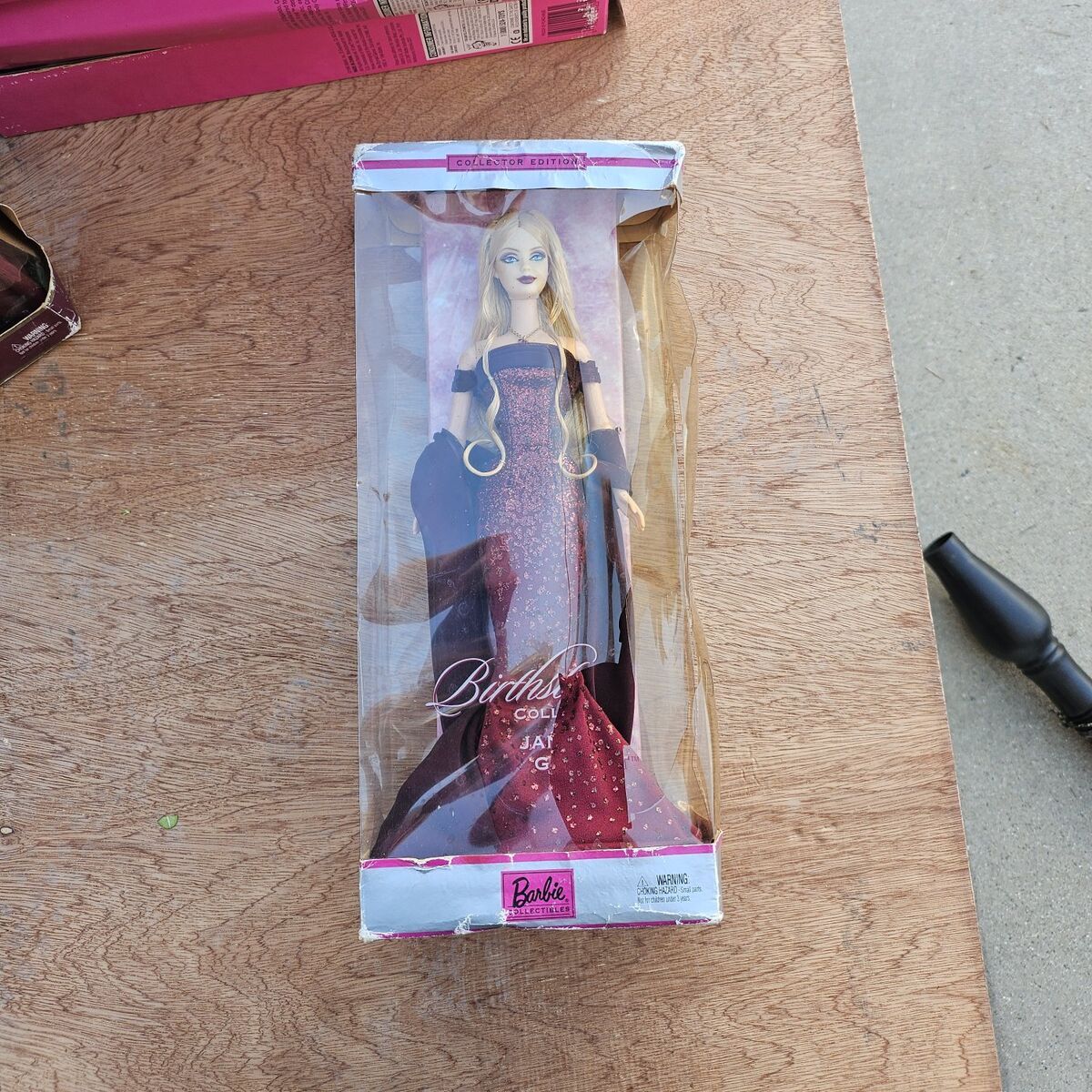 2002 Garnet birthstone barbie