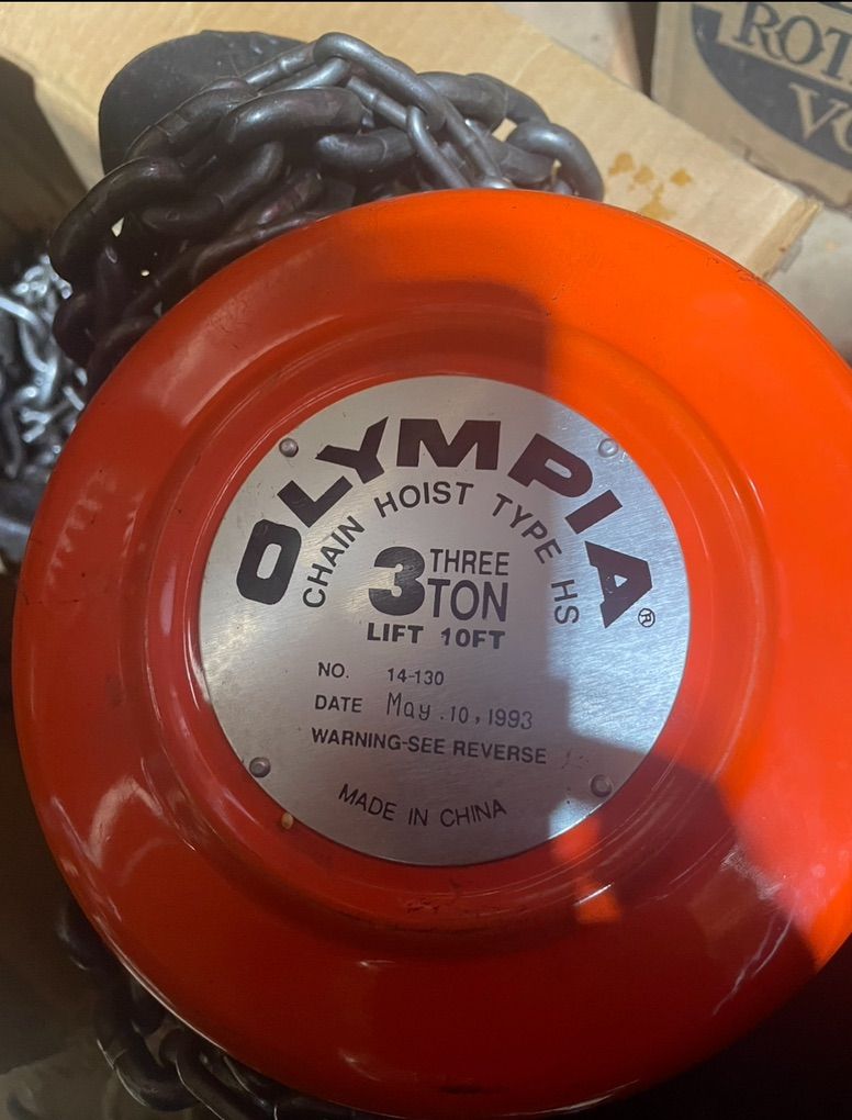 3 Ton Chain Fall