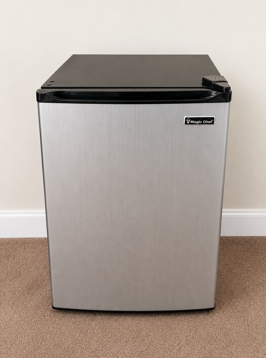 Magic Chef Compact Mini Fridge with Freezer – Dorm Room, Office, Bedroom Refrigerator