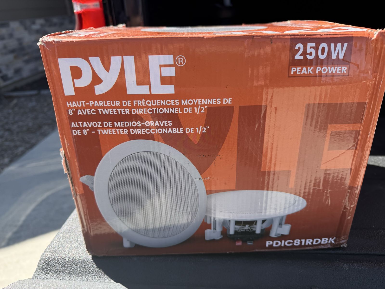 Pyle 8in 2 Way In Ceiling Speakers