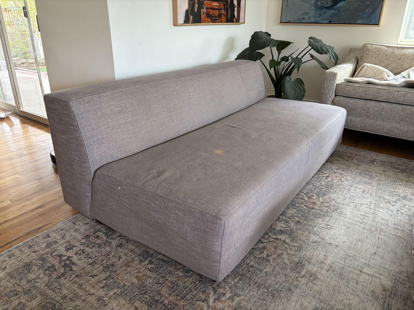 Modern Armless Couch