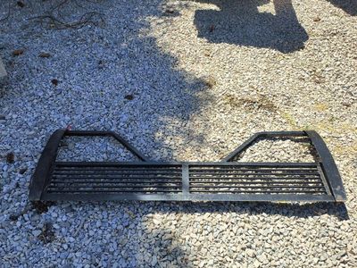 Used Black Metal Truck Bed tailgate with Quick Release Pins