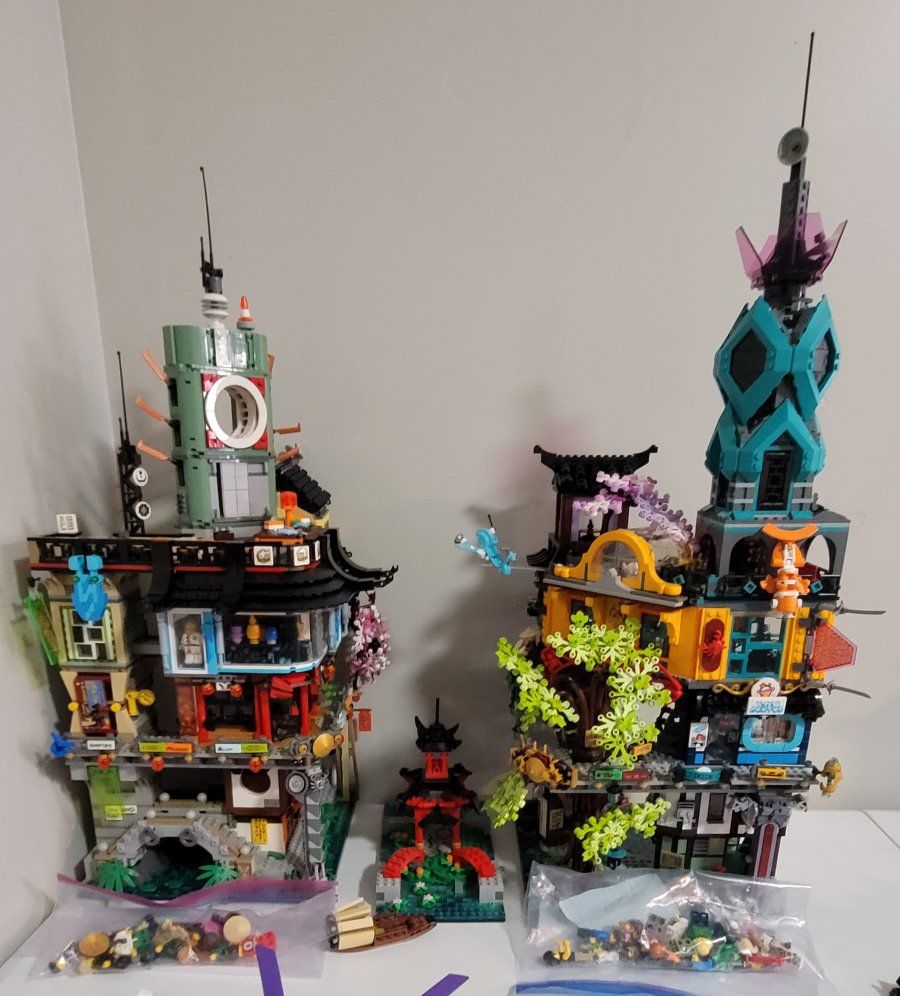 lego Ninjago City and City Garden