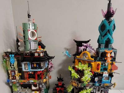lego Ninjago City and City Garden