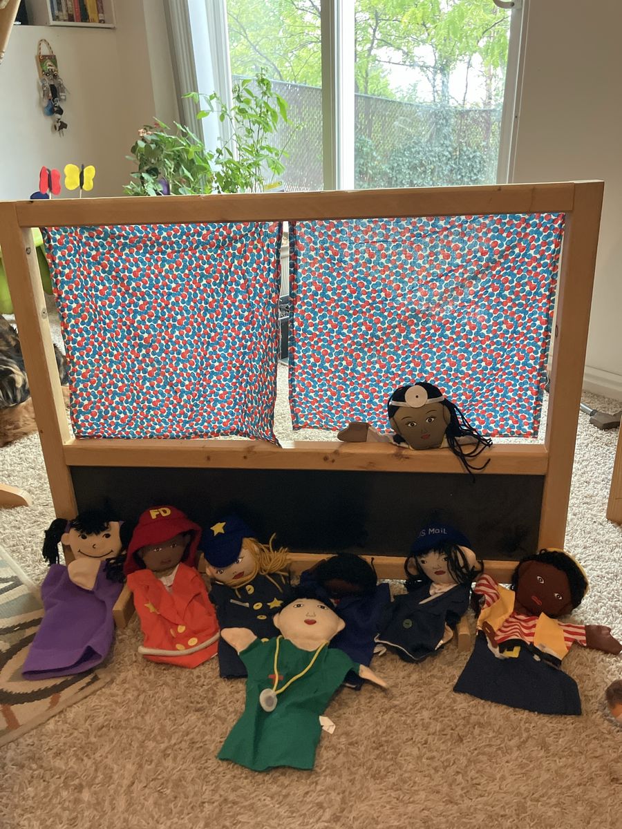 Wooden Puppet Theater and Multi-Ethnic career pupp