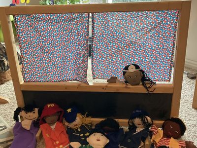 Wooden Puppet Theater and Multi-Ethnic career pupp