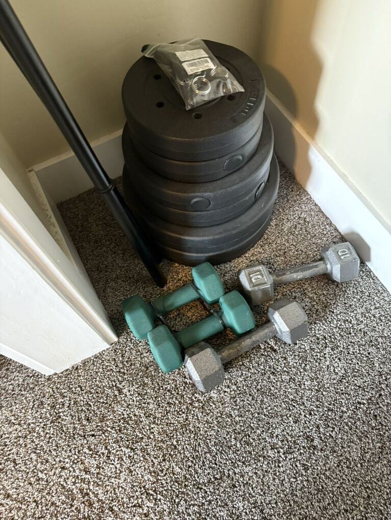 Barbell Set Like New