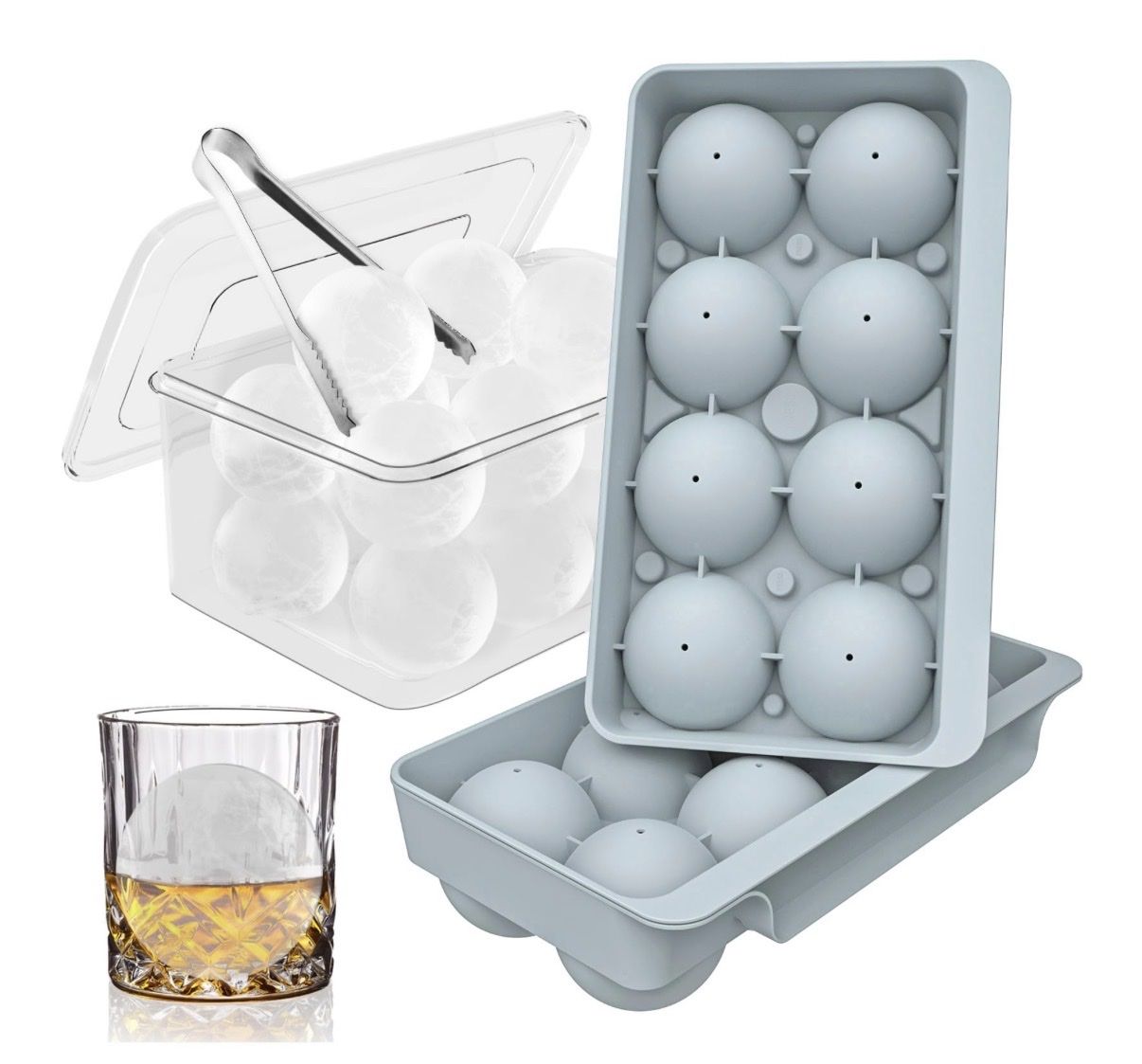 NEW! Round Large Ice  Balls Molds