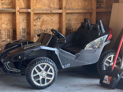 Electric car toddler 2 seater with usb and radio