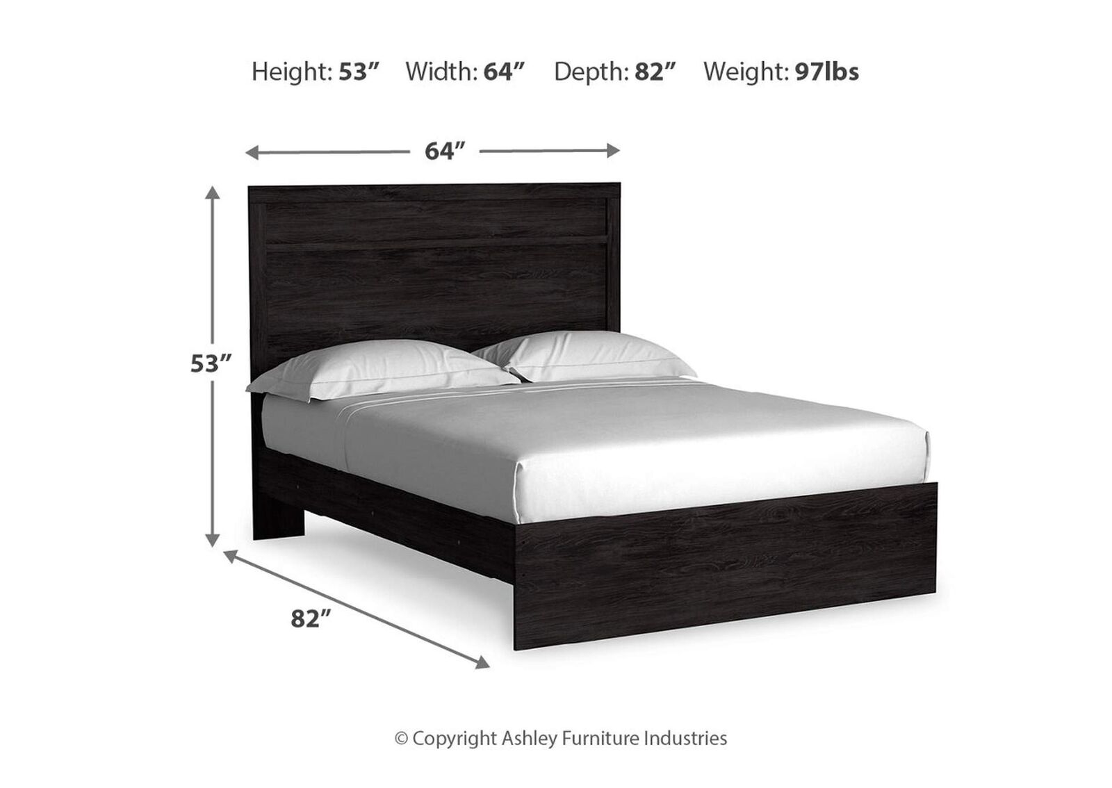 New Belachime Queen Bedroom Set - Bed frame, Dresser, Mirror, Nightstand - Action Home Furniture