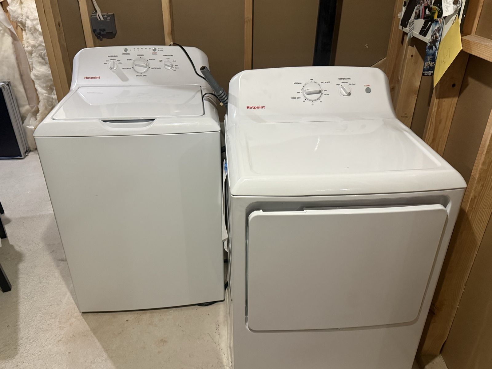 BIG WASHER AND DRYER Hot Point Brand
