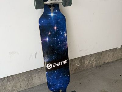 SKATRO Galaxy Drop Through Longboard - Great Condition