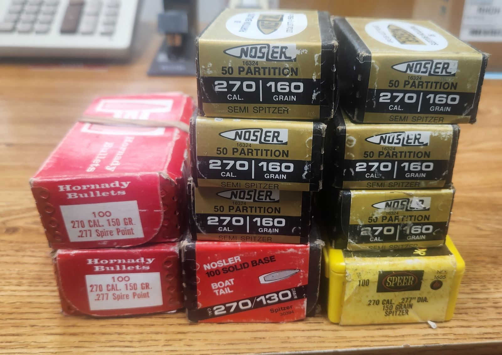 .270 bullet assortment