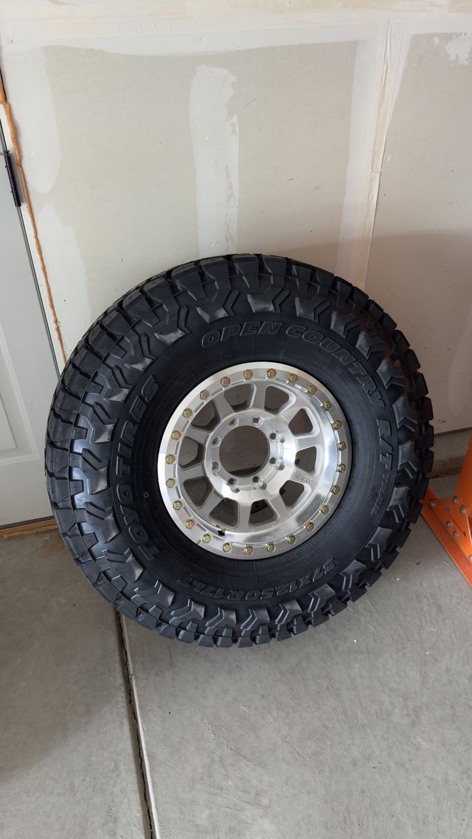 37” Toyo Open Country R/T Trail Tire Mounted on Sierra Forged Wheel