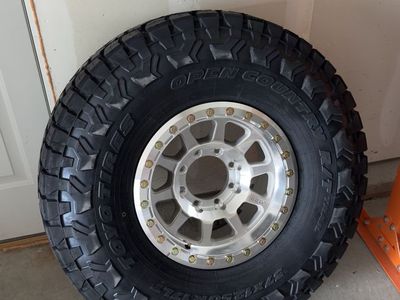 37” Toyo Open Country R/T Trail Tire Mounted on Sierra Forged Wheel