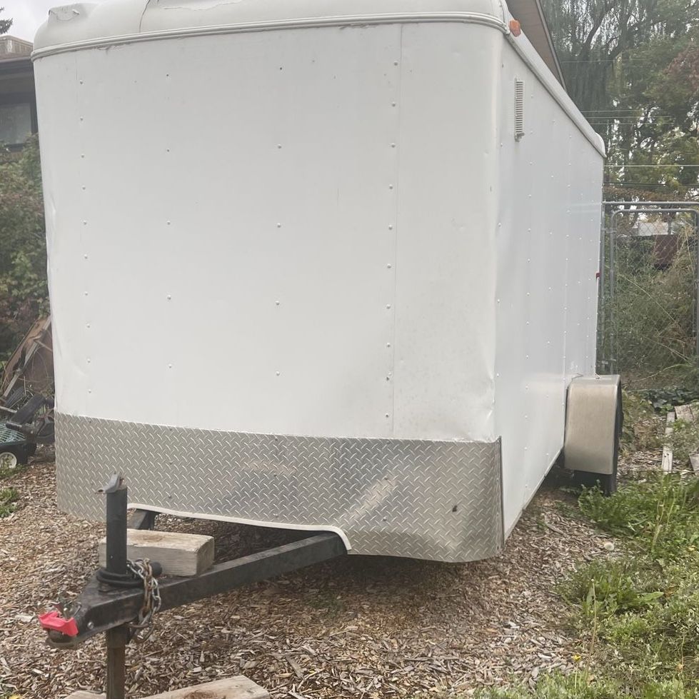 6’x12’x6’ tall- single axle enclosed trailer