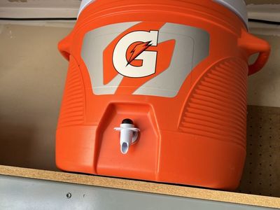Gatorade 5-Gallon Water Cooler Dispenser Jug - Orange & White